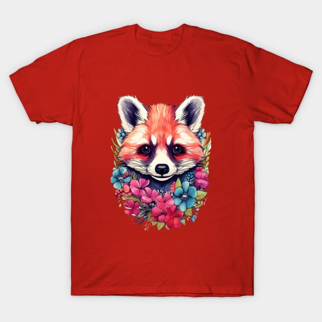 Flowery Fox T-Shirt by Urban Archeology Shop Gallery